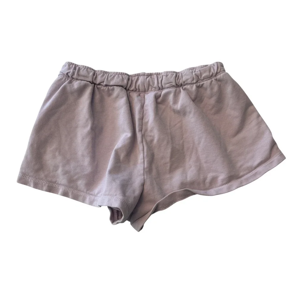 Athleta Girls Shorts Medium 8/10 Lavender Elastic Waist Play Sports Summer
